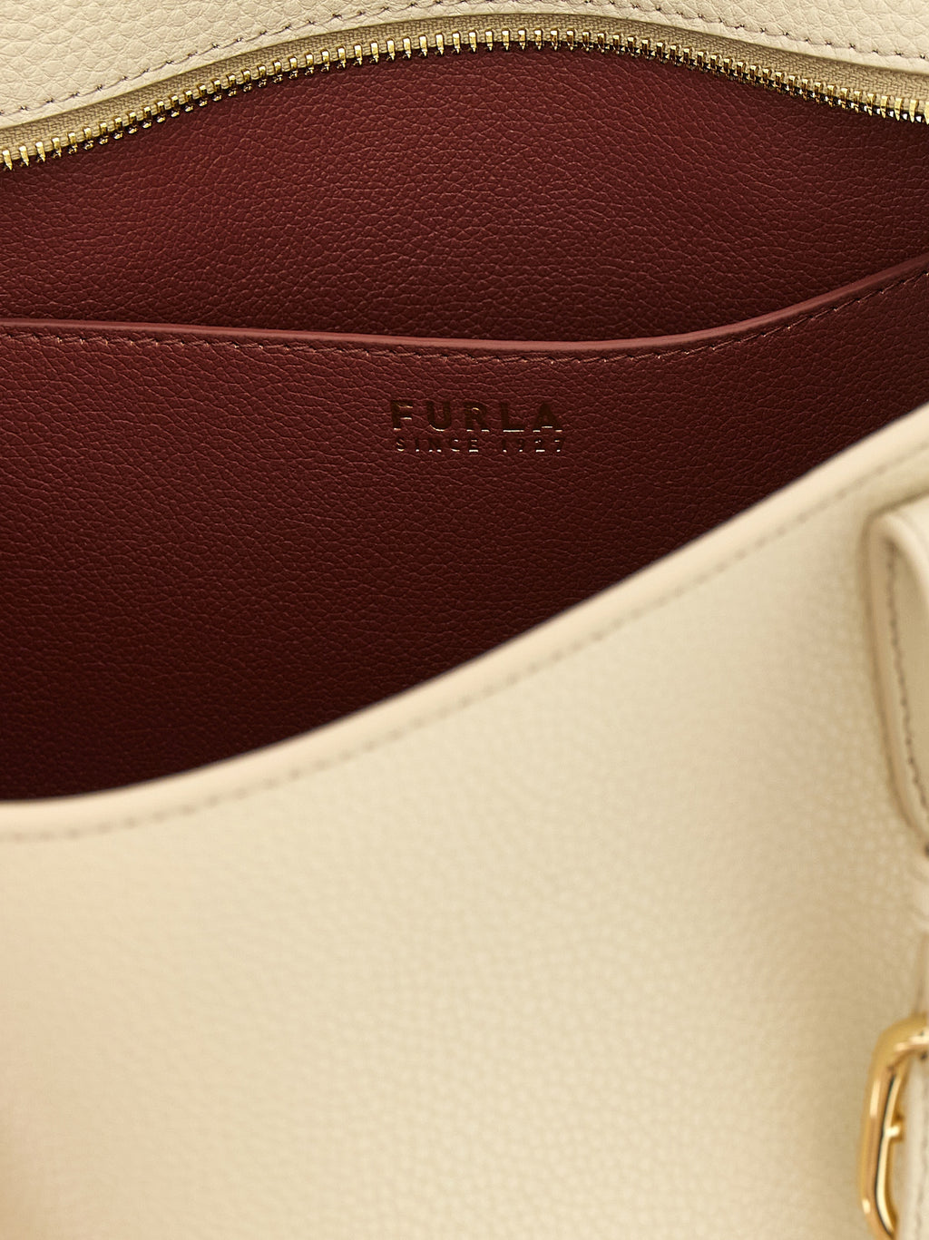 White Leather Tote Bag