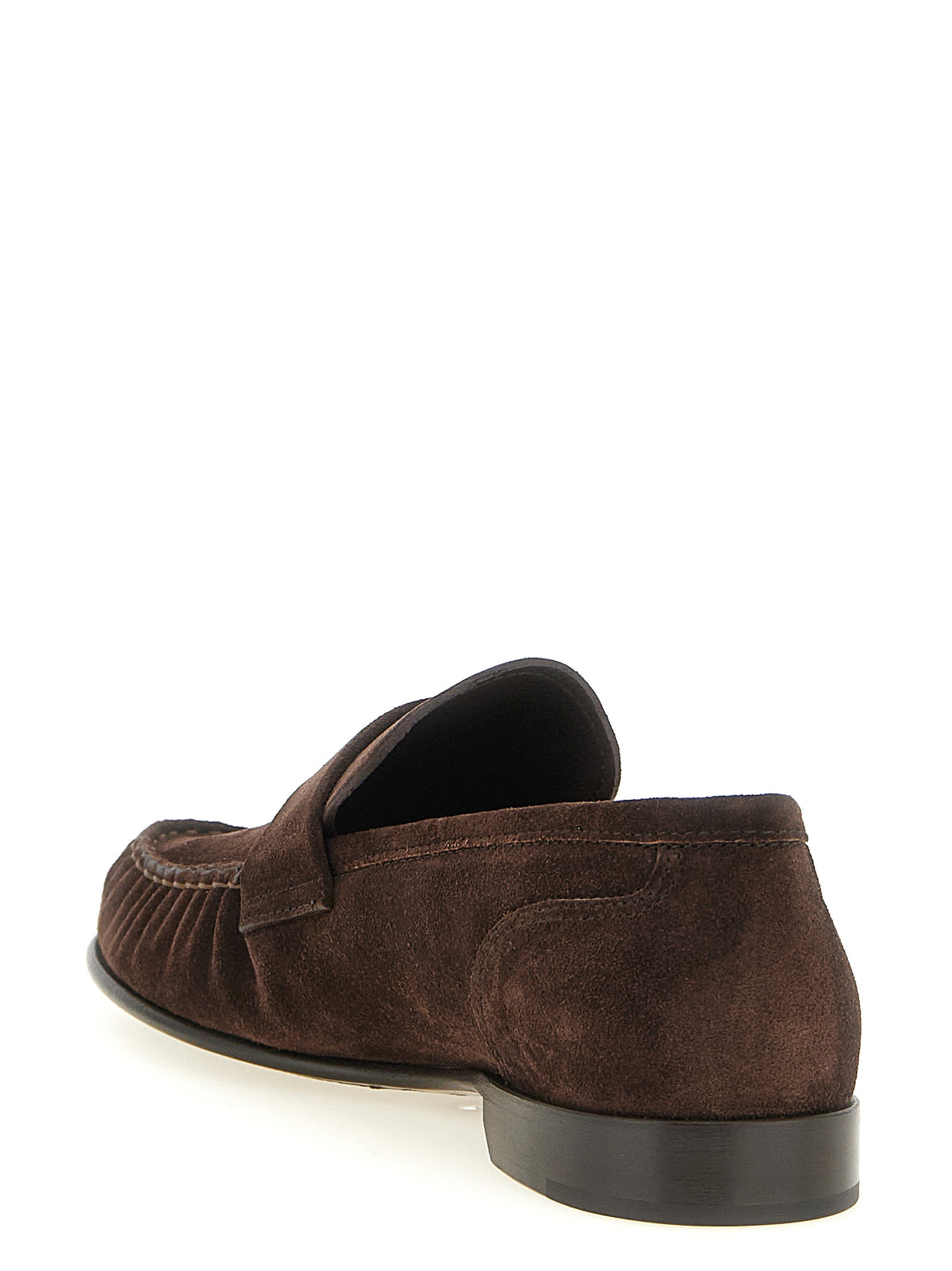 Brown Suede Loafers