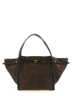 Brown Suede Tote Bag