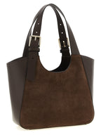 Brown Suede Handbag