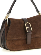 Brown Suede Handbag