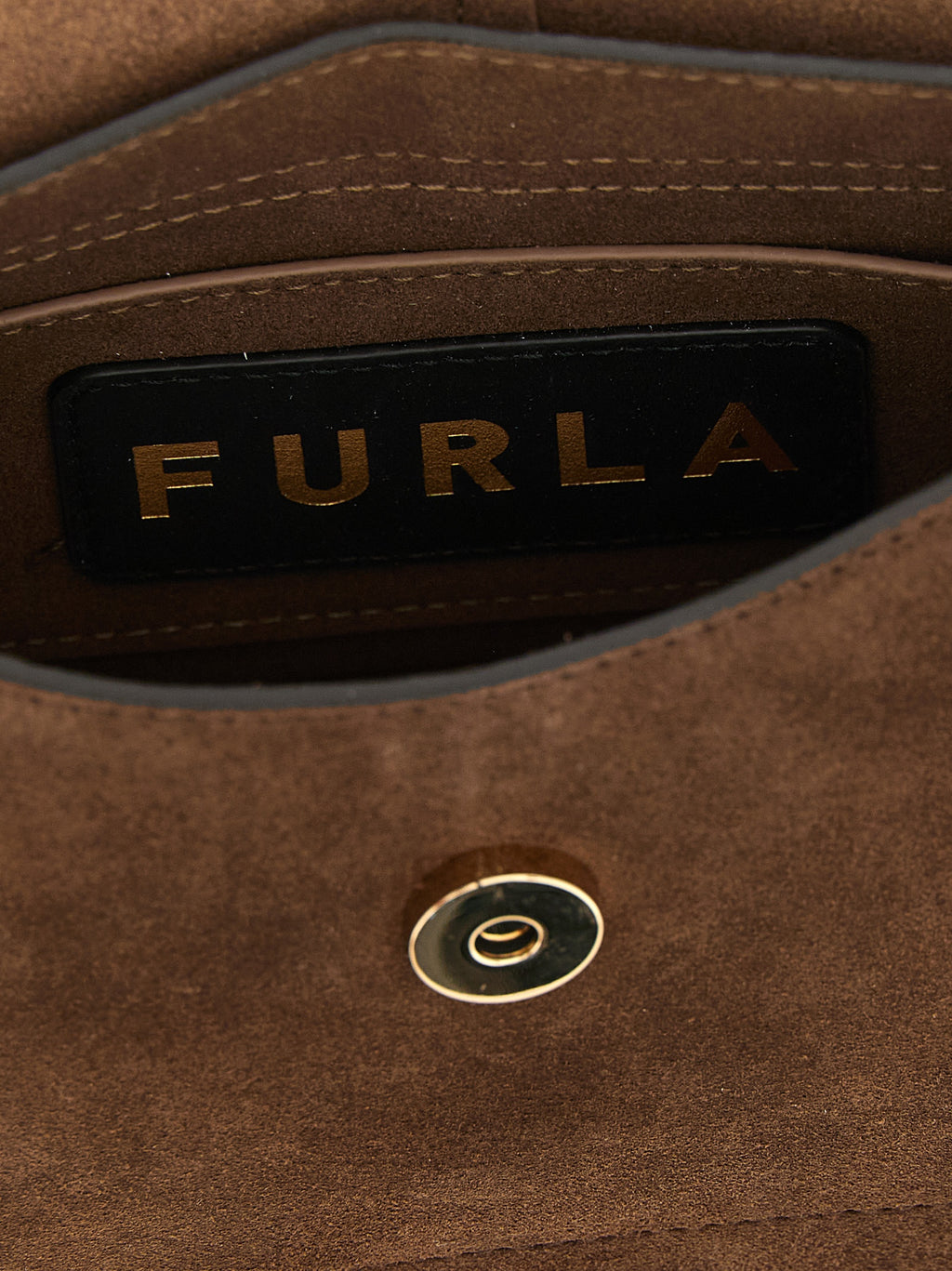 Brown Suede Handbag