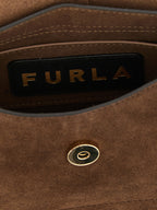 Brown Suede Handbag