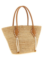Raffia Tote Bag – Beige
