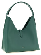 Green Suede Shoulder Bag