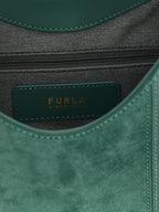 Green Suede Shoulder Bag