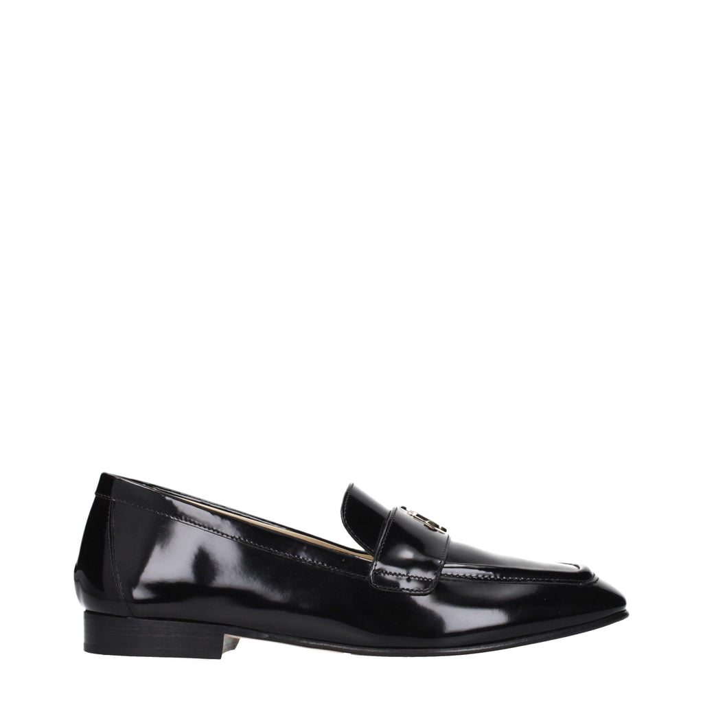 Black Leather Loafers