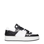 Black Leather Sneakers