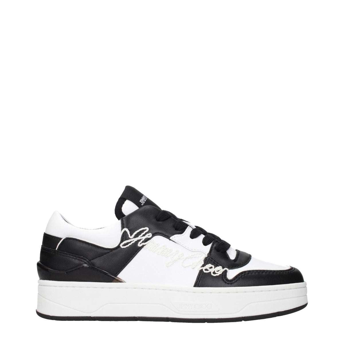 Black Leather Sneakers