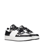 Black Leather Sneakers