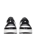 Black Leather Sneakers