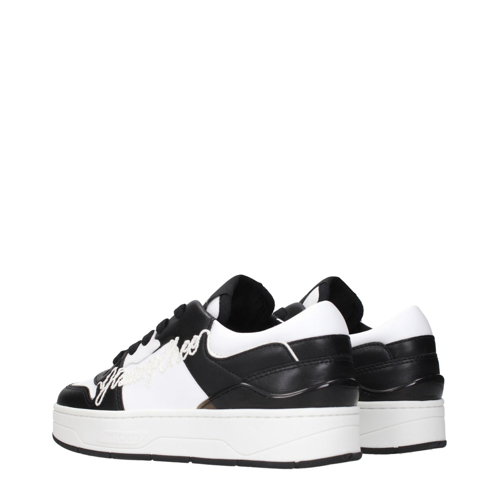 Black Leather Sneakers
