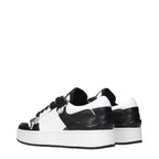 Black Leather Sneakers