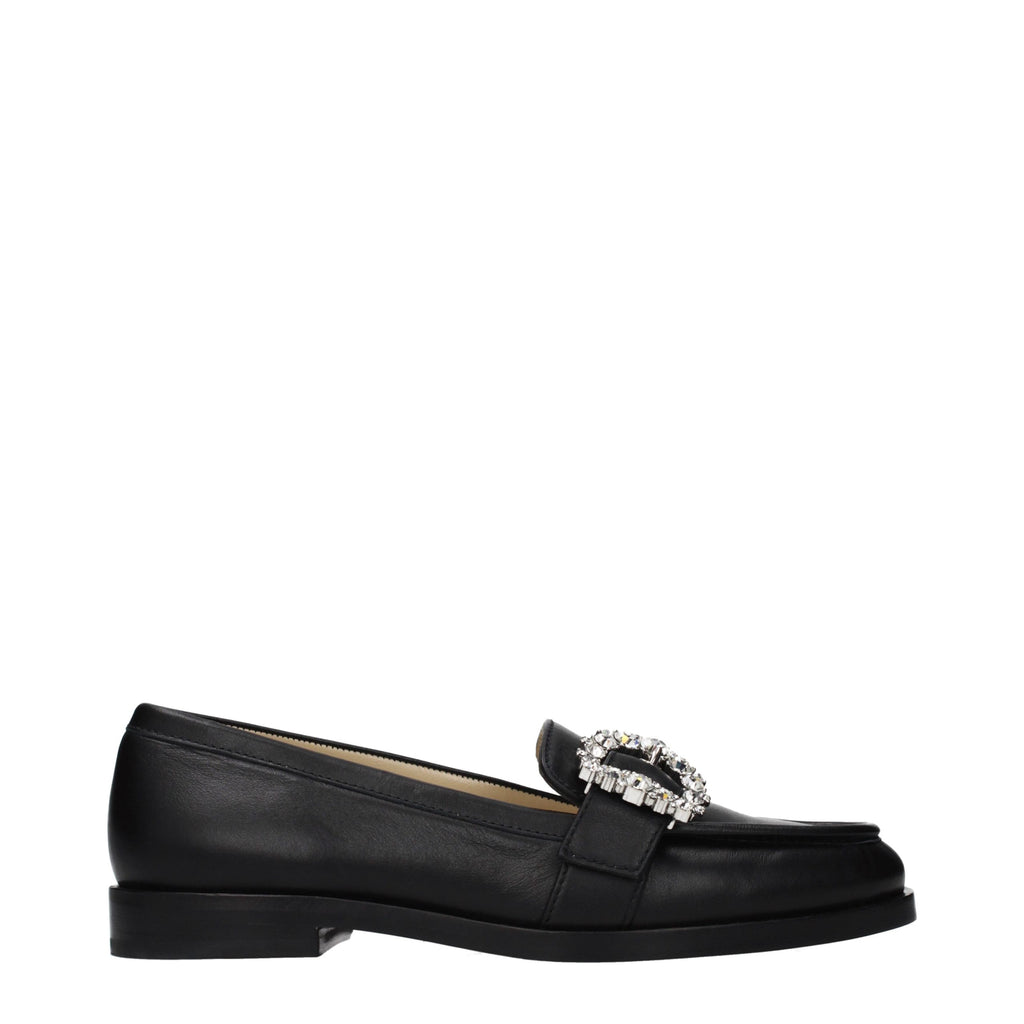 Black Leather Loafers