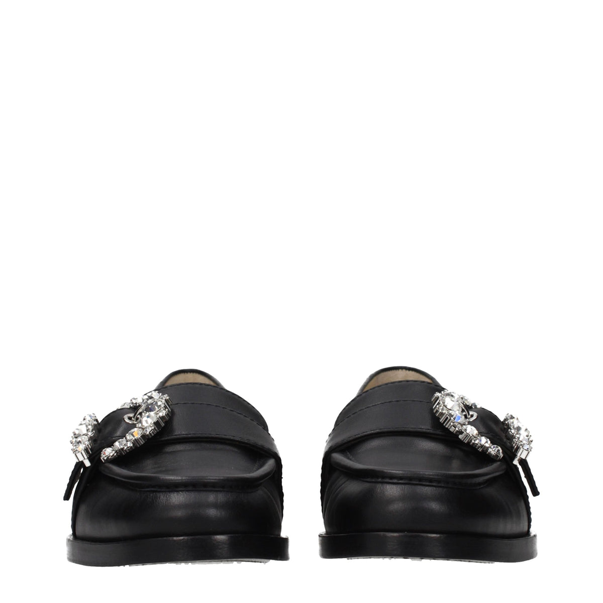 Black Leather Loafers