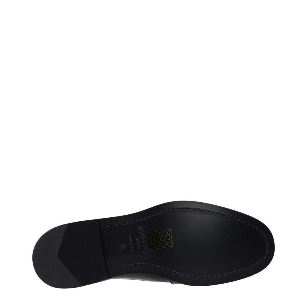 Black Leather Loafers
