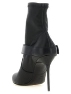 Black Leather Ankle Boots