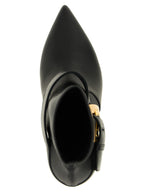 Black Leather Ankle Boots