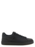 Black Leather Sneakers