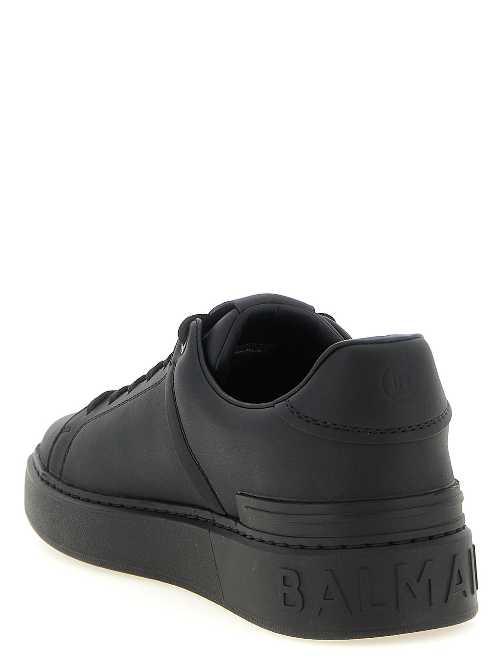 Black Leather Sneakers