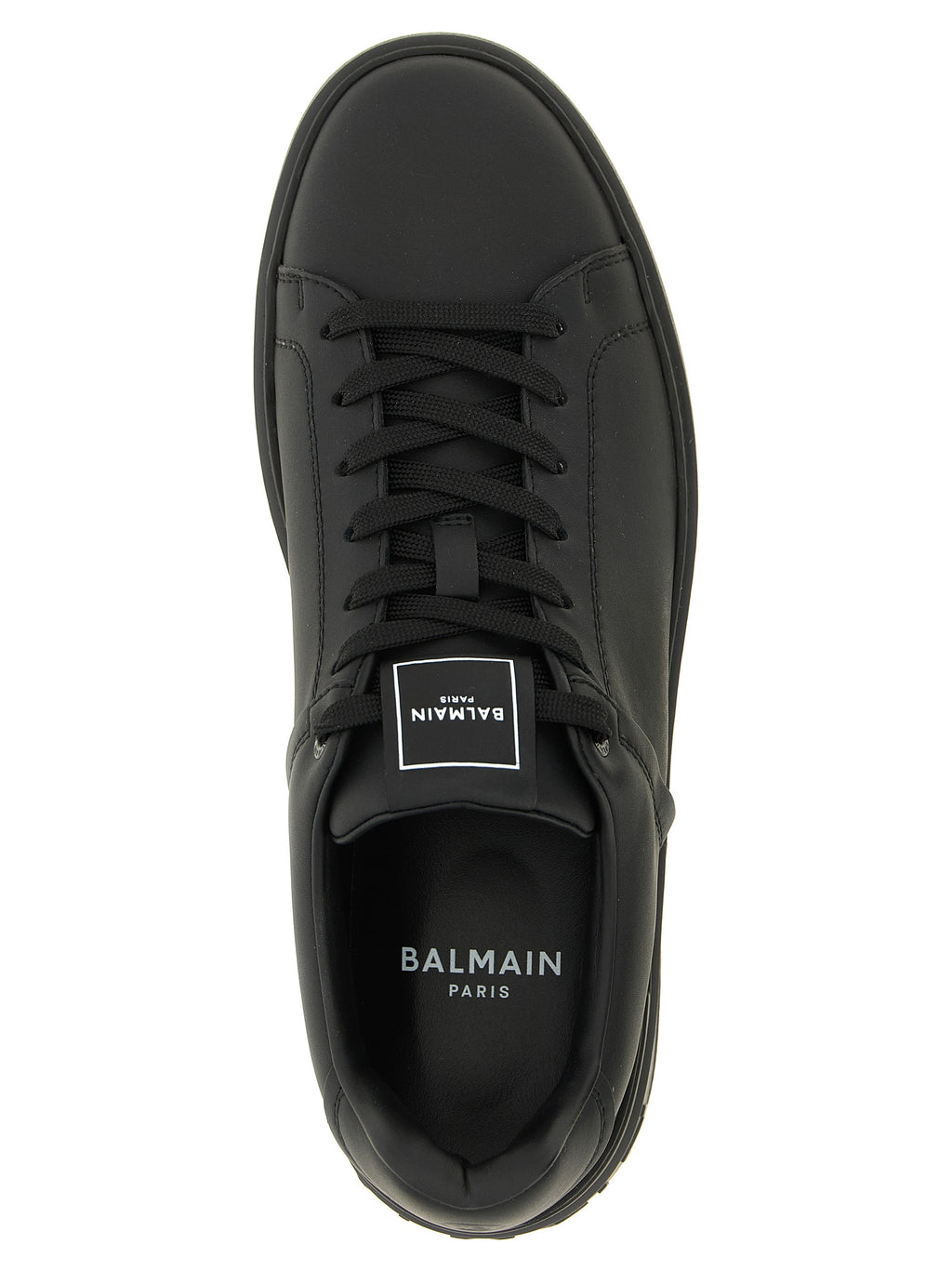 Black Leather Sneakers