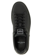 Black Leather Sneakers