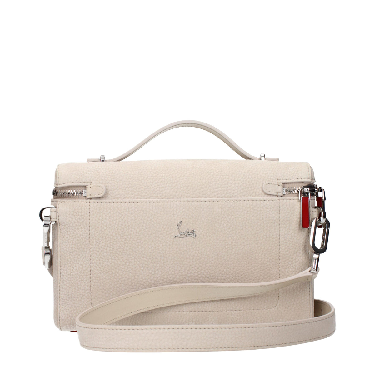 Leather Handbag – Beige