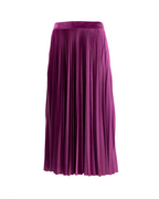 Purple Silk Skirt