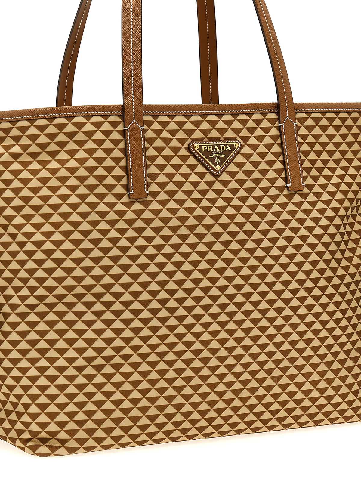 Multicolour Polyamide Tote Bag