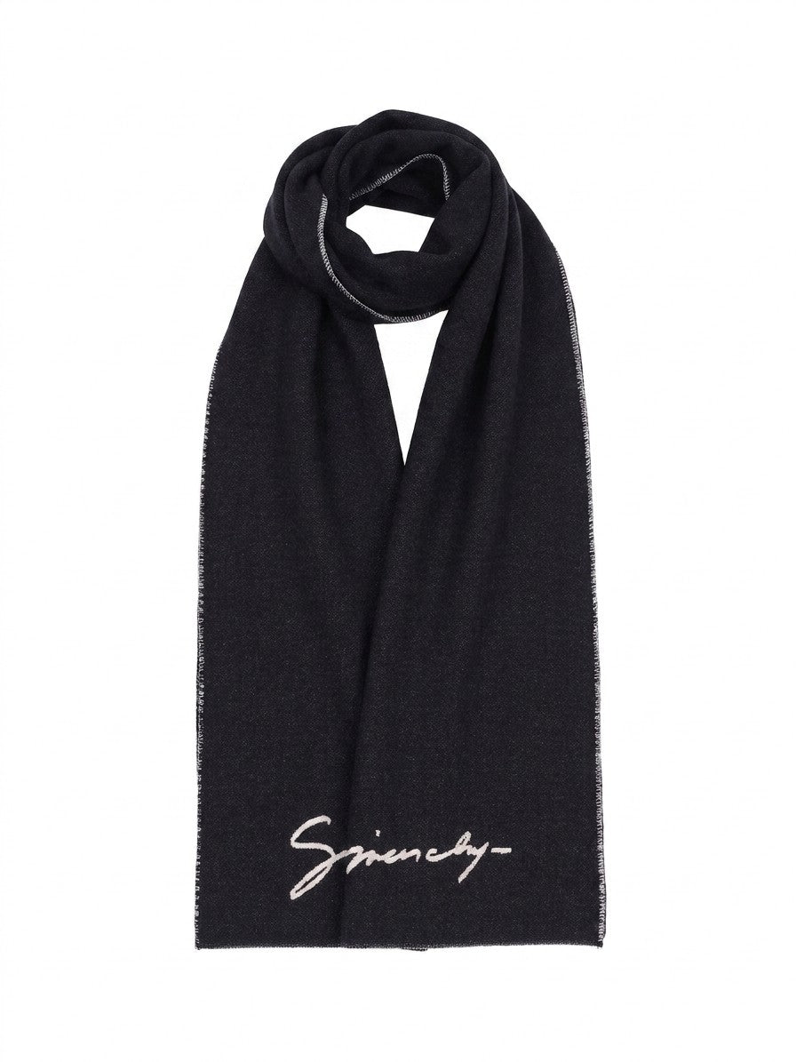 Givenchy Wool Scarf in Bicolor
