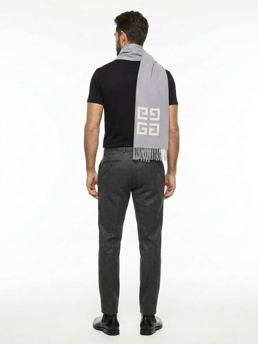 Givenchy Virgin Wool Scarf in Bicolor