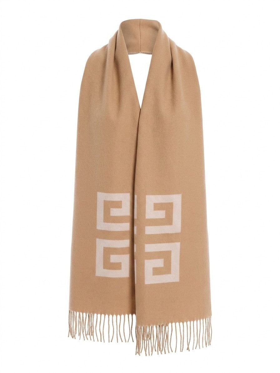 Givenchy Virgin Wool Scarf in Bicolor