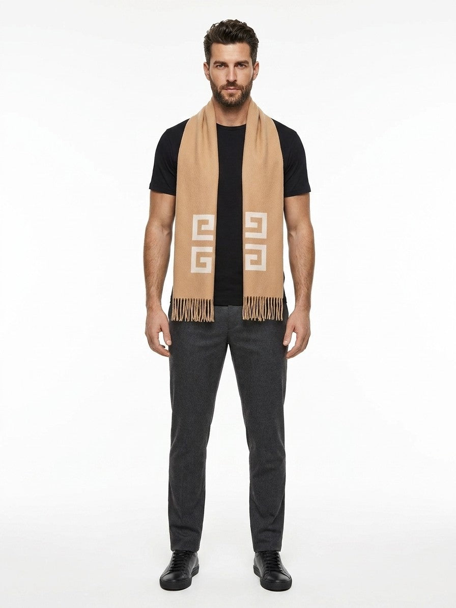 Givenchy Virgin Wool Scarf in Bicolor