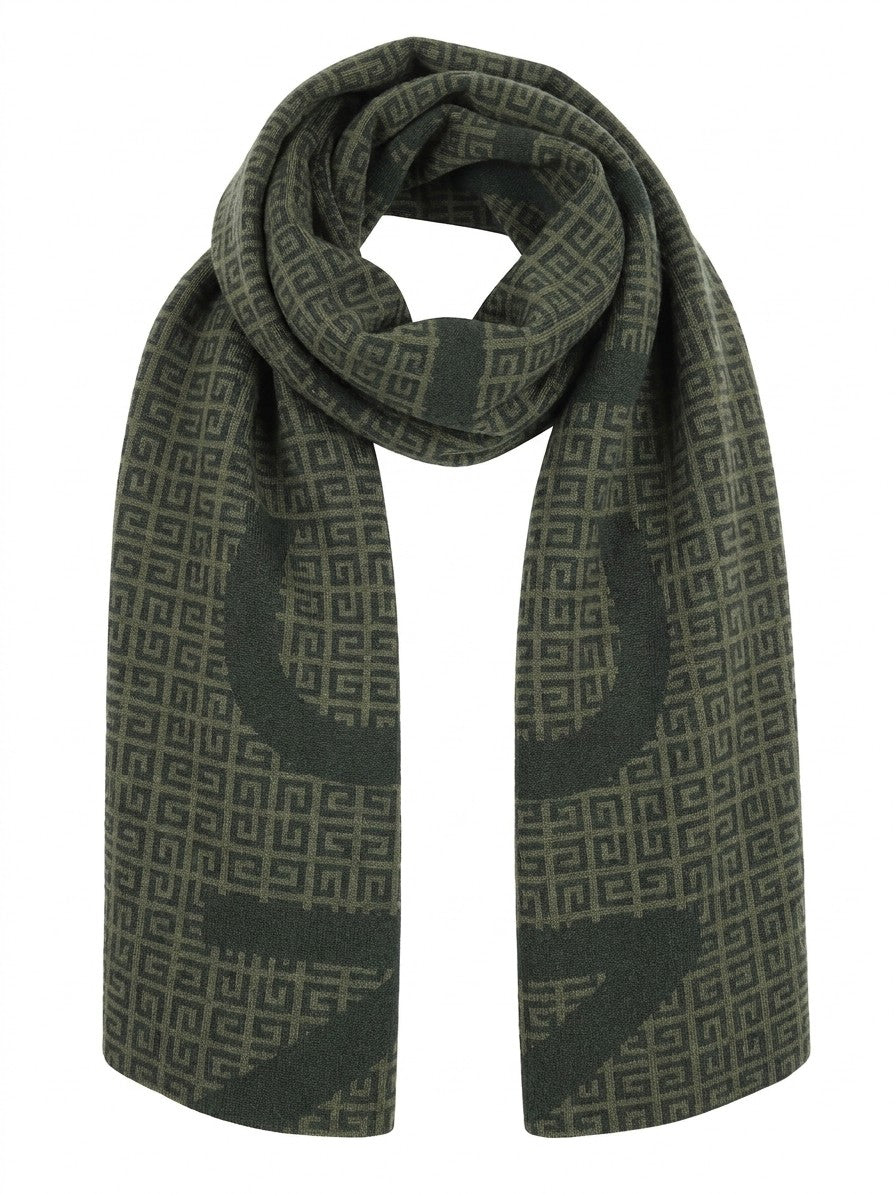 Givenchy Wool Scarf in Green