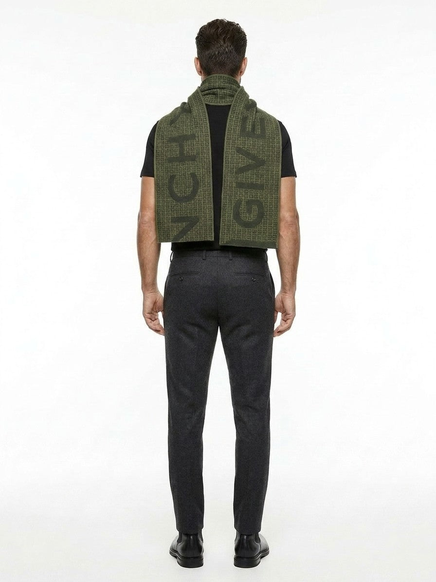 Givenchy Wool Scarf in Green