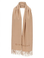Givenchy Virgin Wool Scarf in Beige