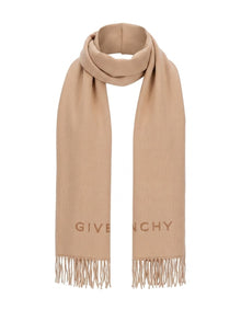 Givenchy Virgin Wool Scarf in Beige