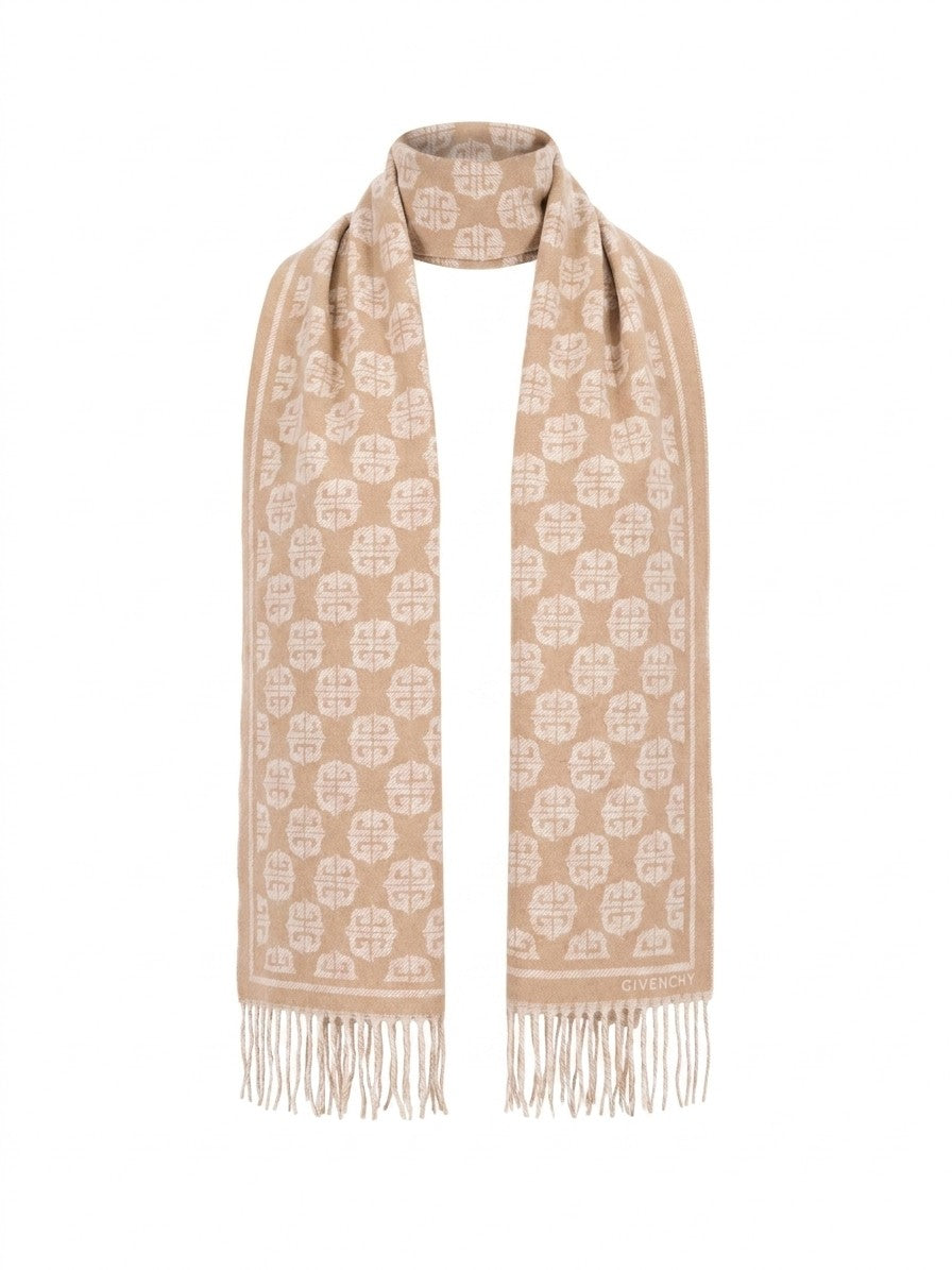 Givenchy Wool Scarf in Beige