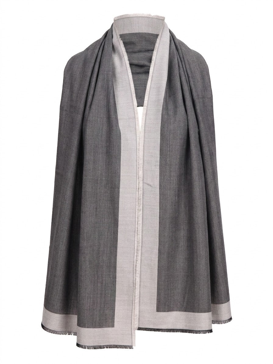 Givenchy Silk Scarf in Gray
