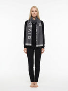 Givenchy Silk Scarf in Gray
