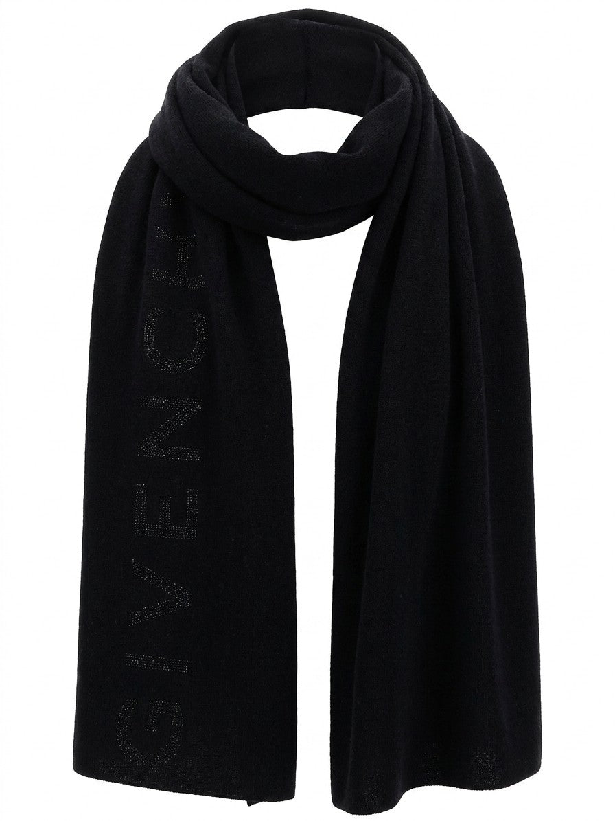 Givenchy Wool Scarf in Black