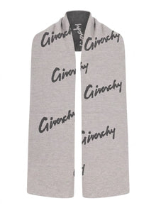 Givenchy Wool Scarf in Gray