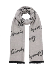Givenchy Wool Scarf in Gray