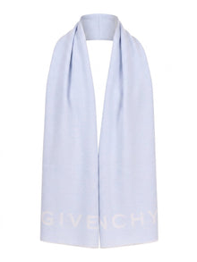 Givenchy Wool Scarf in Blue