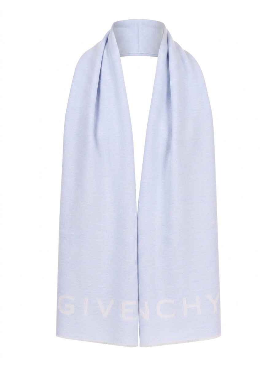 Givenchy Wool Scarf in Blue