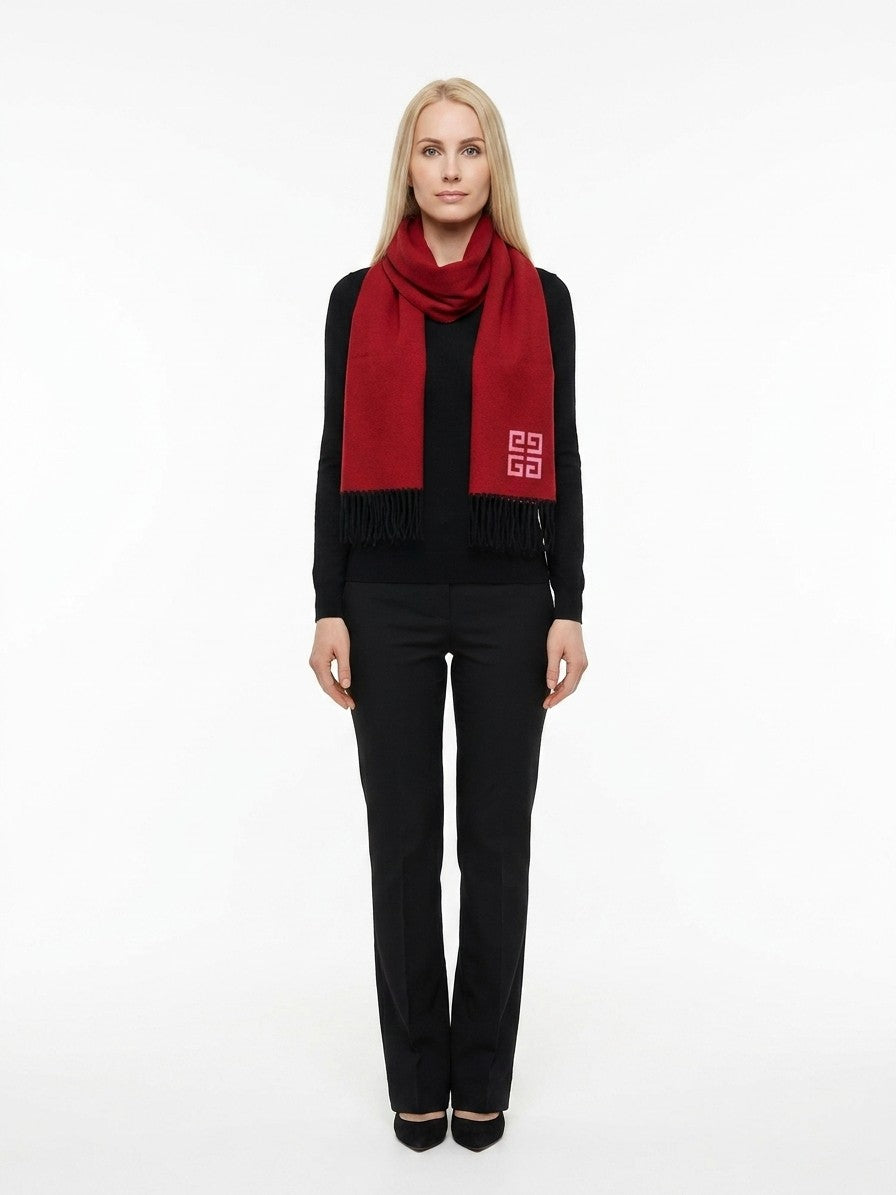 Givenchy Wool Scarf in Bicolor