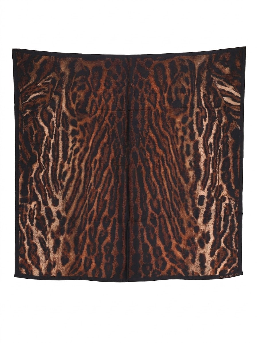 Givenchy Silk Foulard in Brown