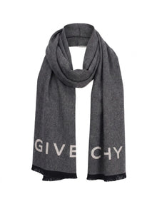 Givenchy Wool Scarf in Gray