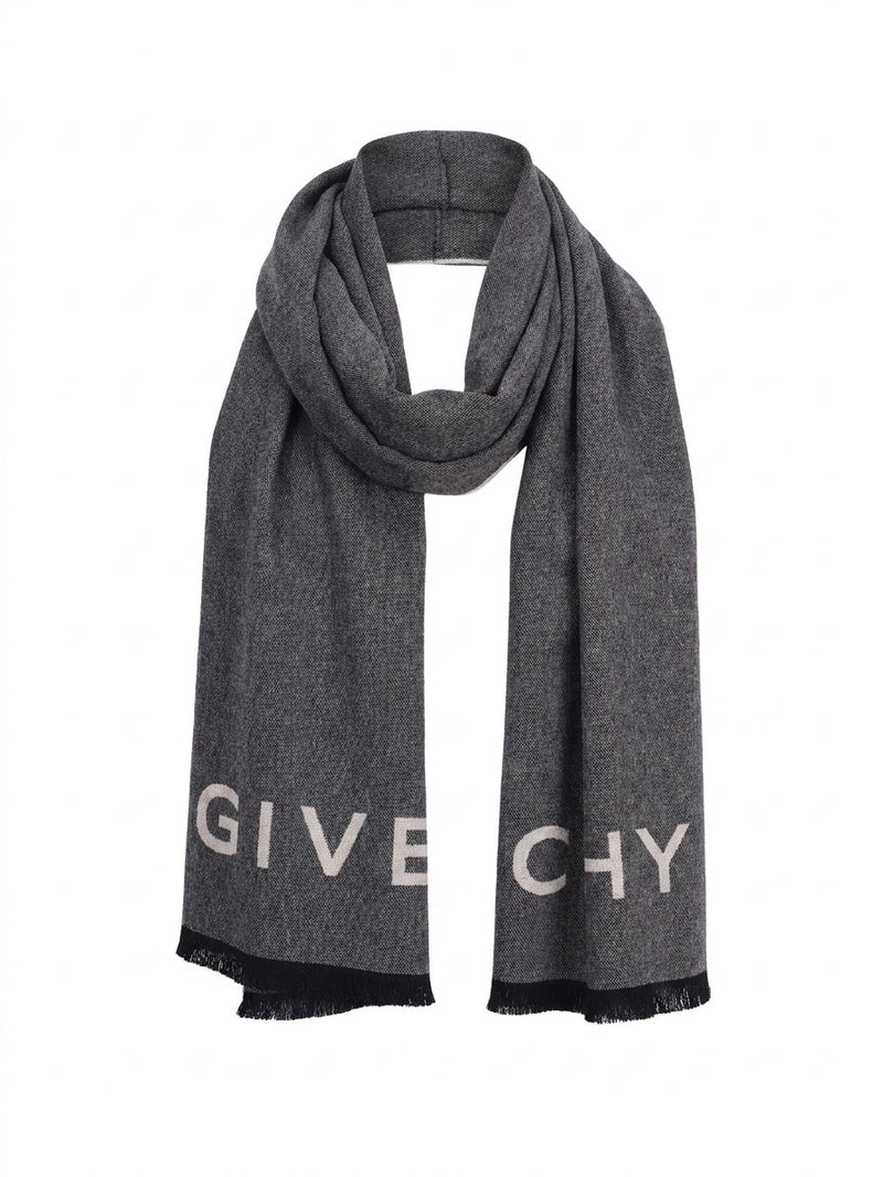 Givenchy Wool Scarf in Gray