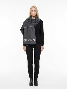 Givenchy Wool Scarf in Gray